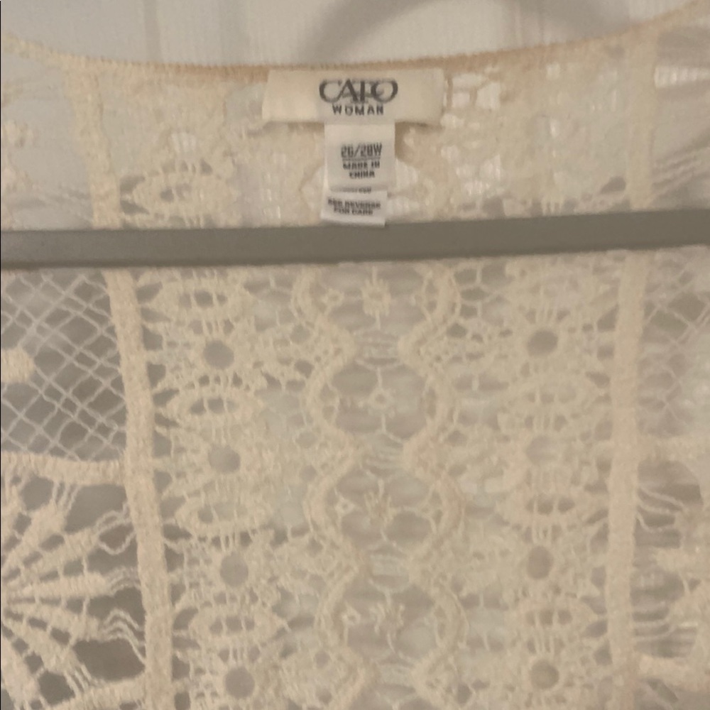 Cato Ivory Lace Blouse